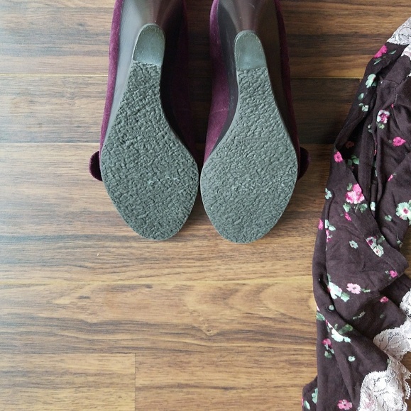 Gap 1969 peep toe wedges size 6 - Picture 4 of 5